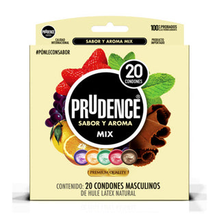 CN-199 Condones Prudence Mix, caja con 20 condones