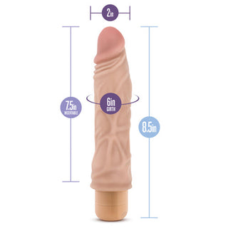 DC-4474 Mr. Skin Cock Vibe 10 Beige