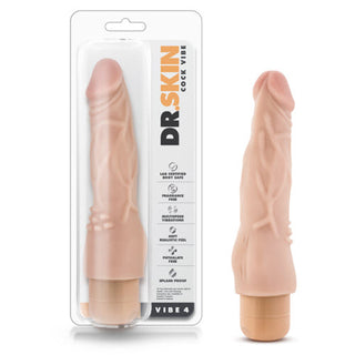 DC-4470 Dr. Skin Cock Vibe 4 Beige