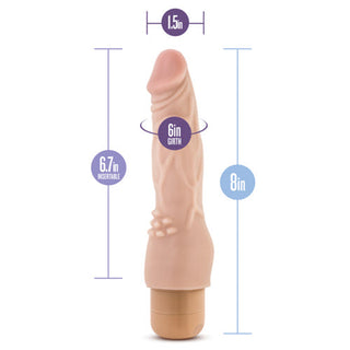 DC-4470 Dr. Skin Cock Vibe 4 Beige