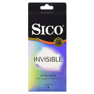 CN-138 Condones Sico Invisible Ultra Sense 3Pz