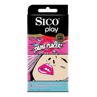 CN-134 Condones Sico Dame Placer Cartera de 3pz