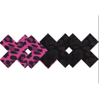 AP-870 Par de Pezoneras Wildcat Xs - Pink & Black Pack of 2