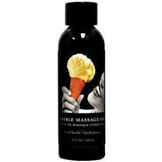 RM-459 Aceite para masaje comestible sabor Vainilla 60 ml Earthly Body Edible Massage Oil - 2 oz Vanilla