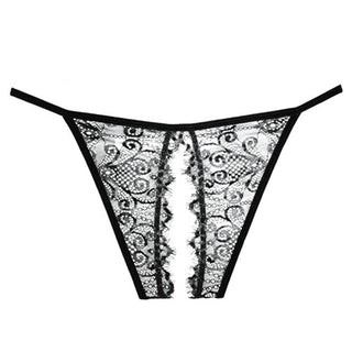 LNP-337 Adore Lace Enchanted Belle Panty Black O/S