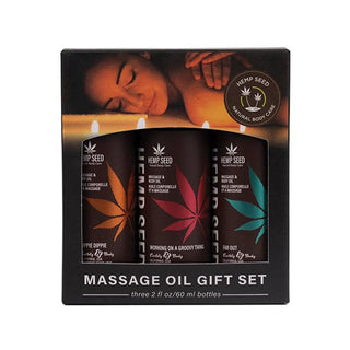 RM-367 Earthly Body Summer 2024 Massage Oil Gift Set - 2 oz Asst. Scents