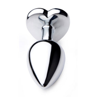 MT-937 Black Heart Gem Anal Plug - Large (Grande)