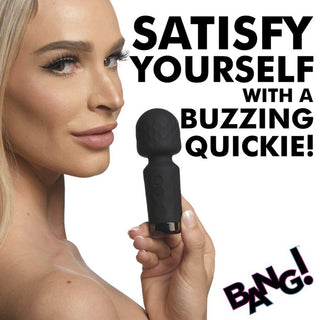 BA-329  10X Mini Silicone Wand - Black