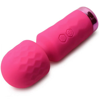 BA-328  10X Mini Silicone Wand - Pink