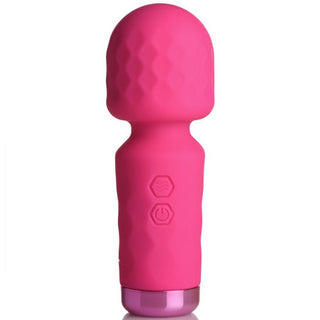 BA-328  10X Mini Silicone Wand - Pink