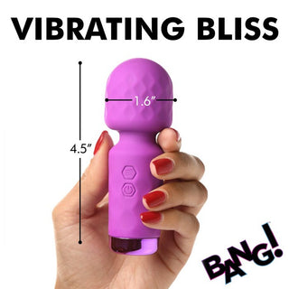 BA-327 10X Mini Silicone Wand - Purple