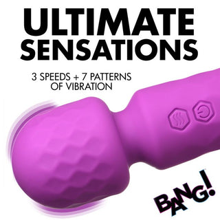 BA-327 10X Mini Silicone Wand - Purple