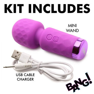 BA-327 10X Mini Silicone Wand - Purple