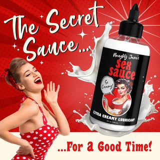 LB-149 Naughty Jane's Sex Sauce Extra Creamy Lubricant - 8oz