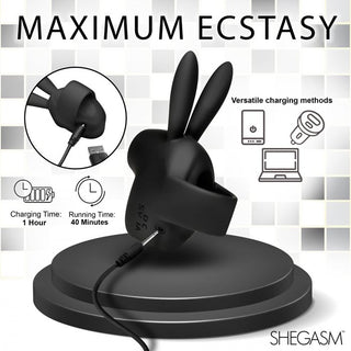 MO-738 Sucky Bunny Clit Stimulator – Black