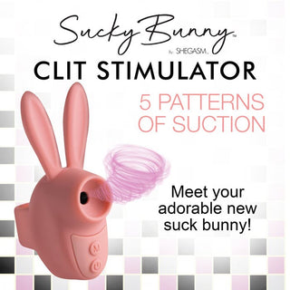 MO-737 Sucky Bunny Clit Stimulator - Pink