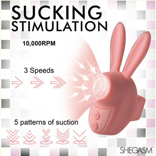 MO-737 Sucky Bunny Clit Stimulator - Pink