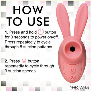 MO-737 Sucky Bunny Clit Stimulator - Pink