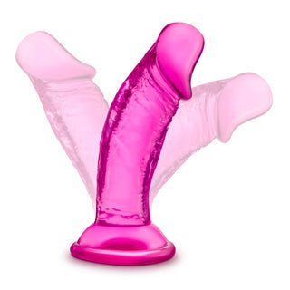 DS-9914 B Yours - Sweet N' Small 4 Inch Dildo with Suction Cup - Pink