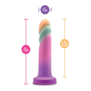 DS-700 Blush Avant Sunrise Gaze Silicone Dildo - Sherbet