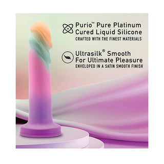 DS-700 Blush Avant Sunrise Gaze Silicone Dildo - Sherbet