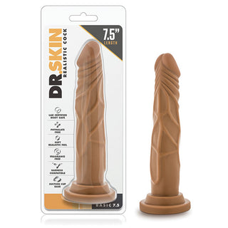 DS-9939 Blush Dr. Skin Realistic Cock Basic 7.5" - Mocha