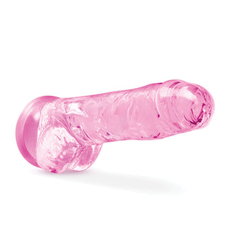 DS-767 Blush Naturally Yours 8" Crystalline Dildo - Rose