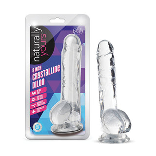 DS-764 Blush Naturally Yours 8" Crystalline Dildo - Diamond