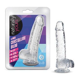 DS-762 Blush Naturally Yours 6" Crystalline Dildo - Diamond