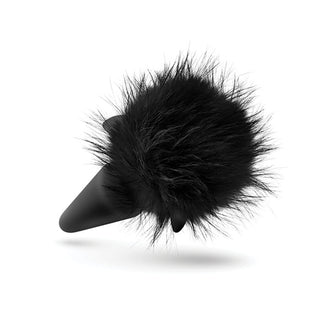 CL-74 Blush Temptasia Tail Pom Plug - Black