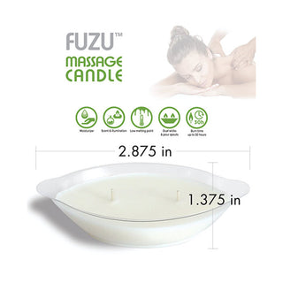 RM-368 Fuzu Massage Candle - 4 oz Coconut Passion