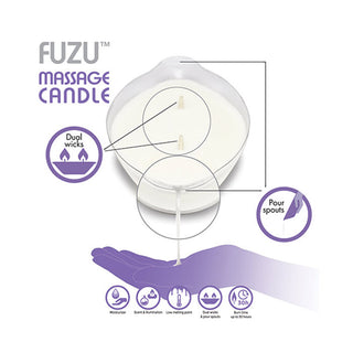 RM-369 Fuzu Massage Candle 4 oz Lavender Mist