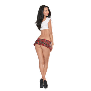 DP-498 Sexy School Girl Skirt & Top Plaid O/S