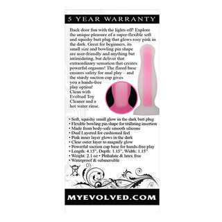 PS-874 Evolved Luminous Anal Plug Pink (Chico)