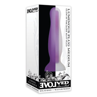 PS-875 Evolved Luminous Anal Plug Purple (Mediano)