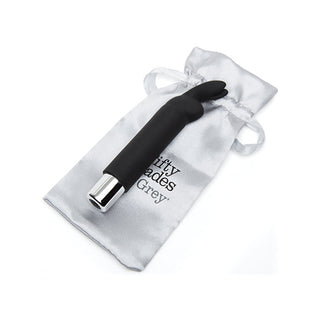 CS-32 Fifty Shades of Grey Greedy Girl Rechargeable Bullet Rabbit Vibrator - Black