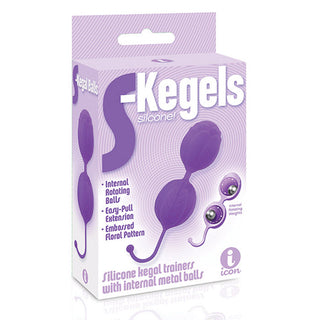 EV-76 The 9's S-Kegels Silicone Balls - Purple