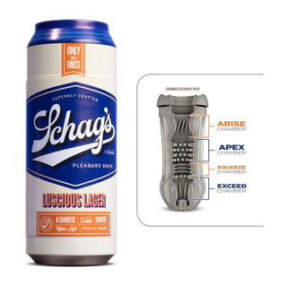 MS-762 Blush Schag's Luscious Lager Stroker - Frosted