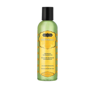 RM-380 Kama Sutra Naturals Massage Oil Coconut Pineapple  2 oz