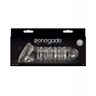 EF-412 Renegade Ribbed Sleeve - Clear