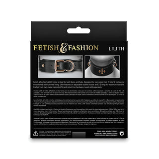 BC-81 Fetish & Fashion Lilith Collar - Black