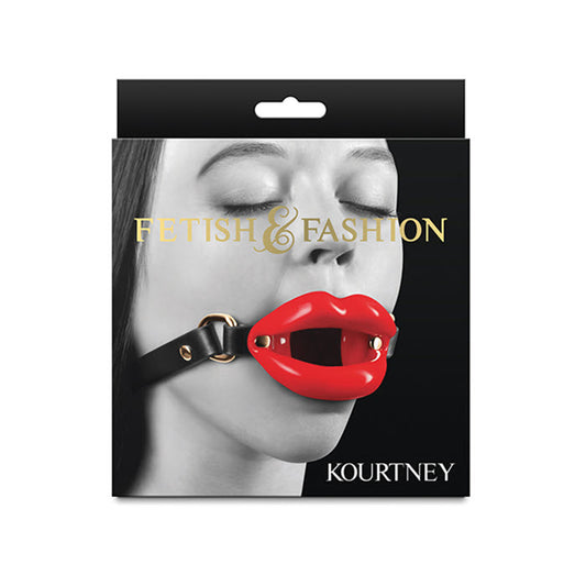 BM-82 Fetish & Fashion Kourtney Gag - Black/Red