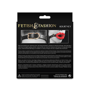 BM-82 Fetish & Fashion Kourtney Gag - Black/Red