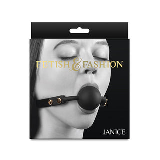 BM-87 Fetish & Fashion Janice Ball Gag - Black