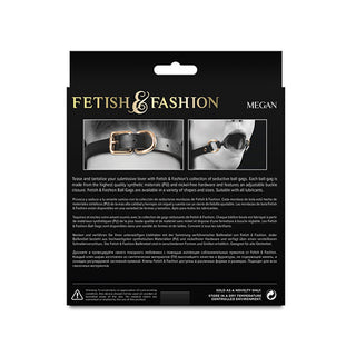 BM-86  Fetish & Fashion Megan Ball Gag - Black