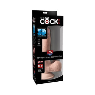 DS-723 King Cock Plus 7.5" Triple Density Cock w/Balls