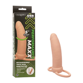 DOP-01 Performance Maxx Rechargeable Thick Dual Penetrator - Ivory