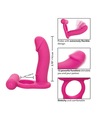 AN-900 Silicone Rechargeable Double Diver - Pink