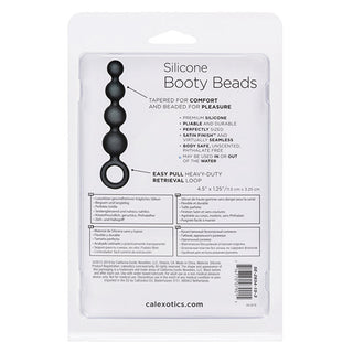 BS-420 Calexotics Silicone Booty Beads - Black