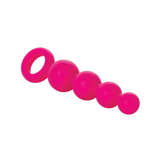 BS-419 Calexotics Silicone Booty Beads - Pink